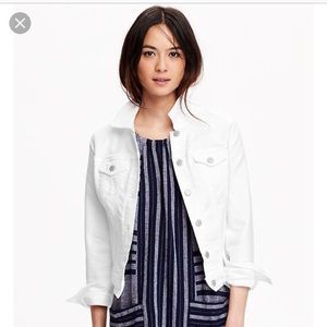 Old Navy XS white denim jacket